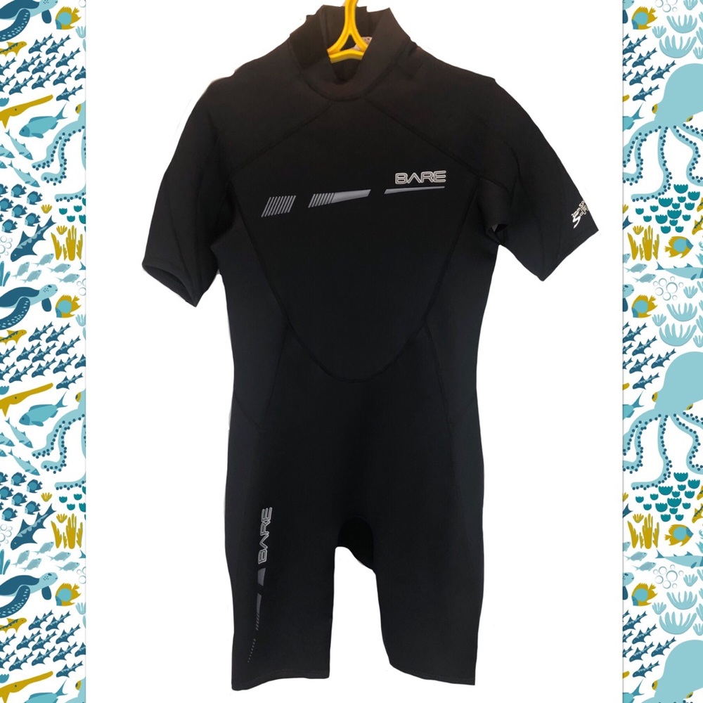 Men’s Bare Shorty Wetsuit 2mm Sport Flex Size Lg